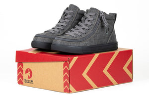 Charcoal Jersey BILLY Street High Tops -Shoekid.ca