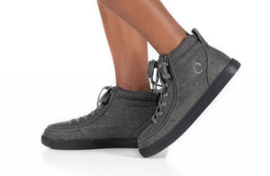 Charcoal Jersey BILLY Street High Tops -Shoekid.ca