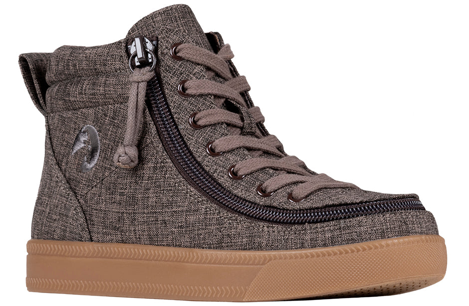 Brown Jersey BILLY Street High Tops -Shoekid.ca