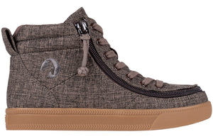 Brown Jersey BILLY Street High Tops -Shoekid.ca