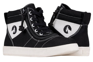 Black BILLY Street Short Wrap High Tops -Shoekid.ca