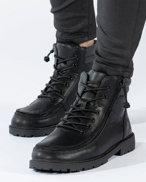 Kid's Black BILLY Lugs -Shoekid.ca