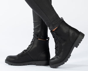 Kid's Black BILLY Boots -Shoekid.ca