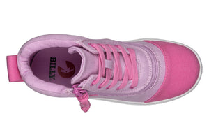 Pink/Pink BILLY Street Short Wrap High Tops -Shoekid.ca