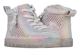 Toddler Rainbow Crackle BILLY Classic Lace Highs -Shoekid.ca