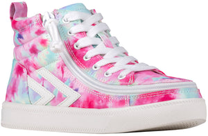 Pink Watercolor BILLY CS 1.0 Sneaker High Tops - shoekid.ca