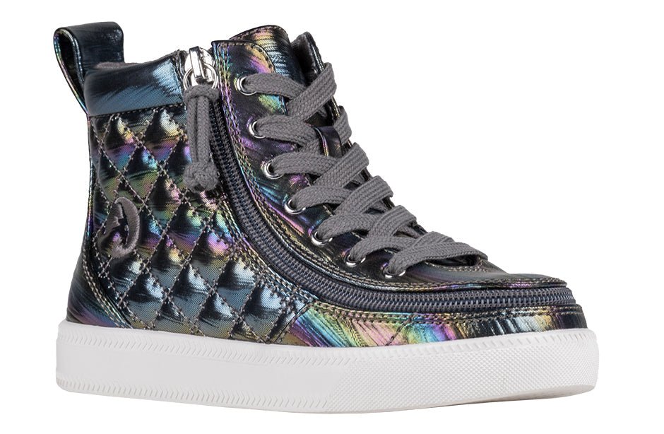 Graphite Rainbow BILLY Classic Quilt High Tops -Shoekid.ca