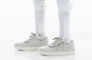 Grey BILLY D|R Short Wrap Low Tops -Shoekid.ca