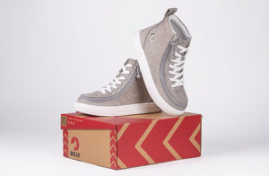 Grey Jersey BILLY Classic Lace Highs -Shoekid.ca