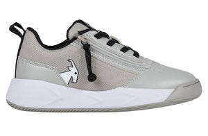 Grey/Black BILLY Sport Court Athletic Sneakers -Shoekid.ca