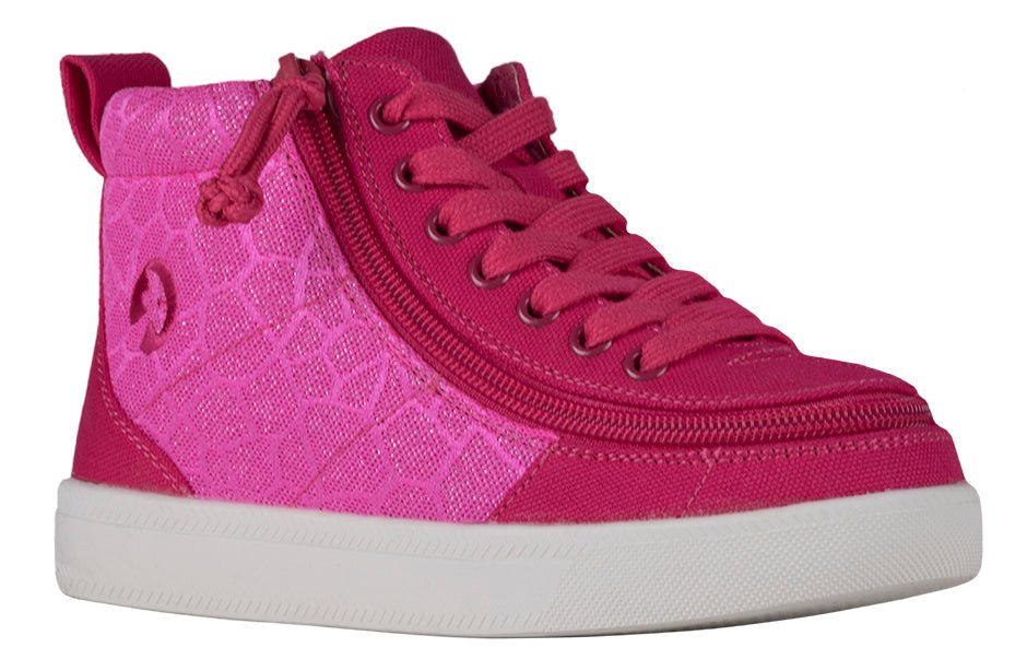 Pink Print BILLY Classic D|R High Tops -Shoekid.ca