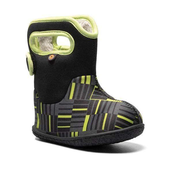 Baby Bogs Phaser Black/Lime / Waterproof / -10C Warm - ShoeKid.ca