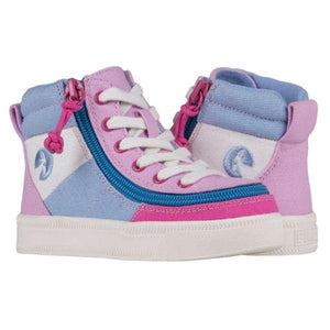 Billy Colorblock Street Kids High Top Adaptable Sneaker (EasyOn) - ShoeKid.ca