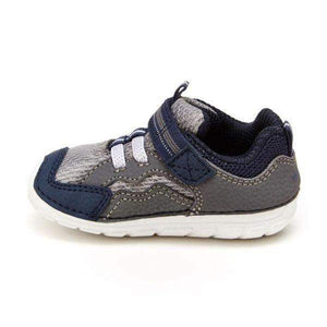 Stride Rite KYLO Navy Gray Baby Toddler Soft Motion Sneaker - ShoeKid.ca