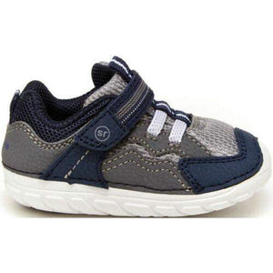 Stride Rite KYLO Navy Gray Baby Toddler Soft Motion Sneaker - ShoeKid.ca